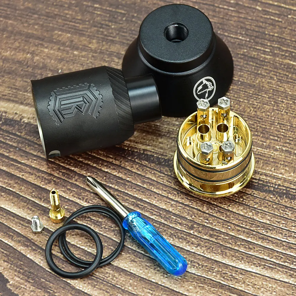 Vape Klassieke Stijl Herladen Rda V1.2 Stijl 304ss Rebuildable Tank Vape Verstuiver 1:1 Stijl Rda Tank Verstuiver Rda