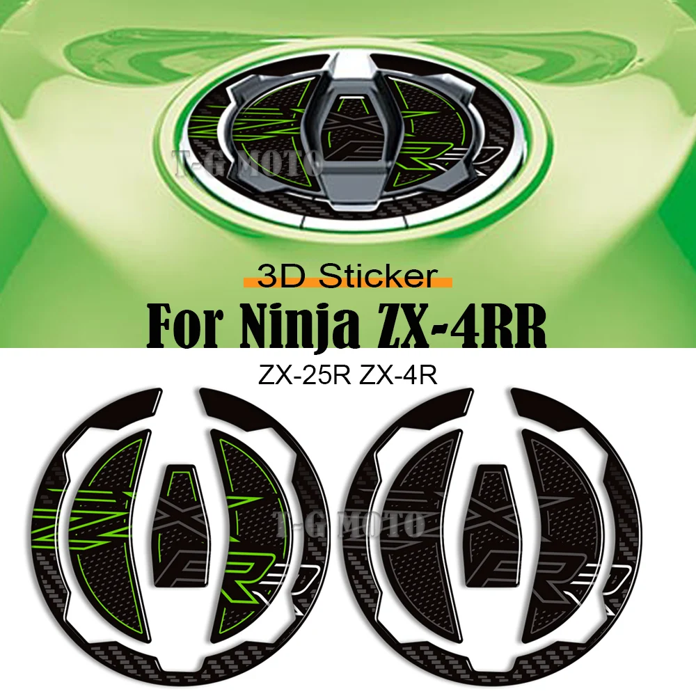 

Мотоцикл для KAWASAKI NINJA ZX-4R ZX-4RR ZX4R ZX4RR ZX-25R ZX25R накладка на бак боковые ручки топливное масло наколенники наклейки наклейка