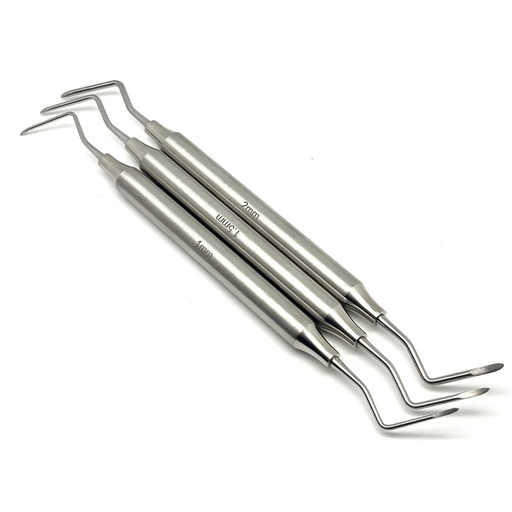 

Dental Minimally Invasive Extraction Root Medical Stainless Steel Teeth Extraction Dental Root Tip Pick Tool Elevator Sharp Tip