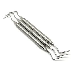 2pcs/set Dental Minimally Invasive Extraction Root Medical Stainless Steel Teeth Extraction Dental Root Tip Pick Tool Elevator