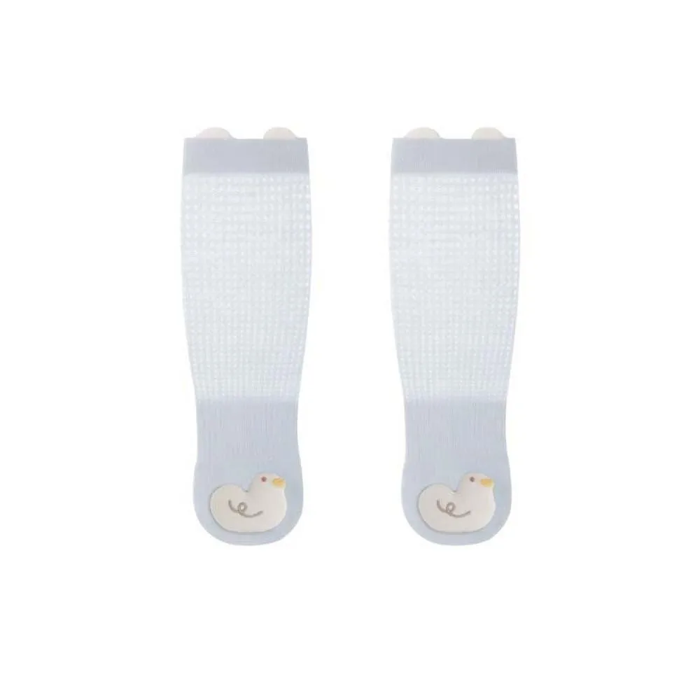 1 Pairs Cartoon Animal Infant Anti-mosquito Socks Breathable Soft Baby Mesh Socks Class a Ultra-thin Newborn Over-the-knee Socks
