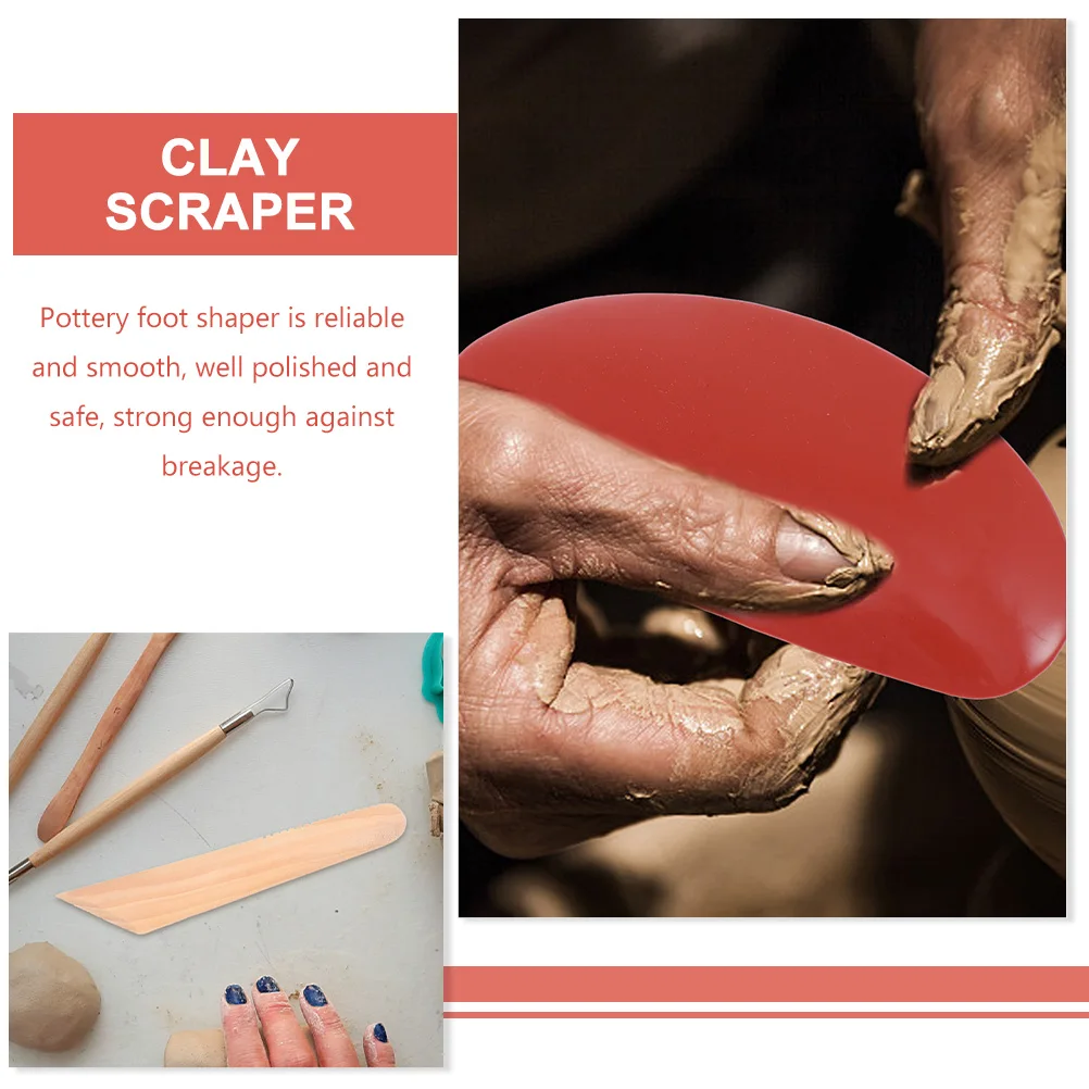 

1Set Clay Sculpting Tools Wooden Carving Kit Pottery Modeling Shaper DIY Clay Craft Supplies Pottery Craft Supplies
