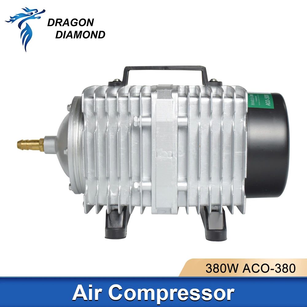 Air Compressor 380W 220V 280L/min Electrical Magnetic Air Assist Pump ACO-380 for Co2 Laser Engraving Cutting Machine