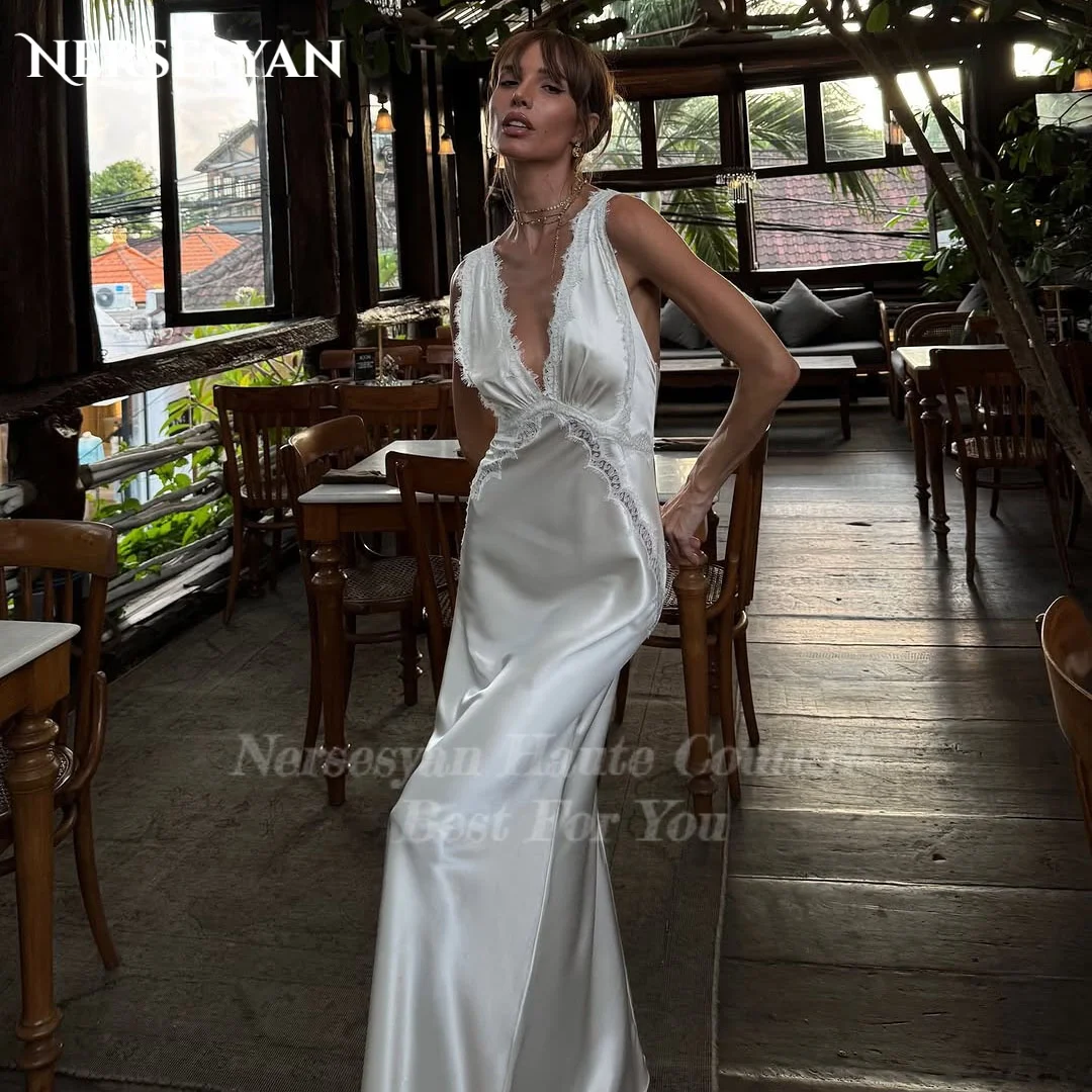 Nersesyan luxe sirène dentelle robes de soirée Appliques robe formelle dos nu femmes robes de soirée 2026 pлаokubе жхаakiе personnalisé