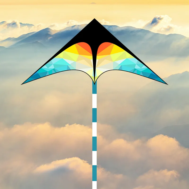 

Kite Grassland Kite Breeze to Fly Children Adult Large Butterfly Tail Kites String Gingham Outdoor Fun Sports Toys Set 1.6m