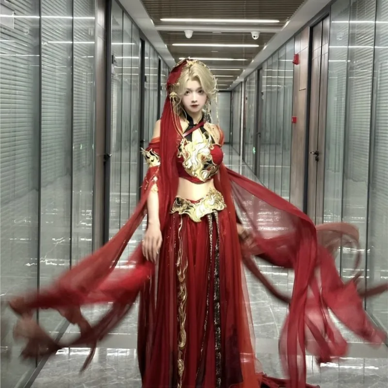 ชุดกระโปรงสไตล์ตะวันตกที่แปลกใหม่ปักหนักชุดเต้นรําบิน