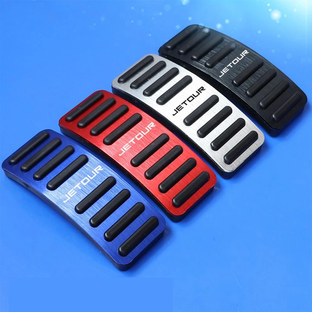 For Chery Jetour Traveller T2 Aluminum alloy car parts brake accelerator pedal anti-skid pedal cover interior modification