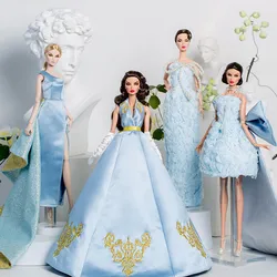 1/6 32cm Supermodel Doll Clothes Suit European Fashion High Level Exquisite Evening Gowns Accessory Set DIY Toy Collector Gifts