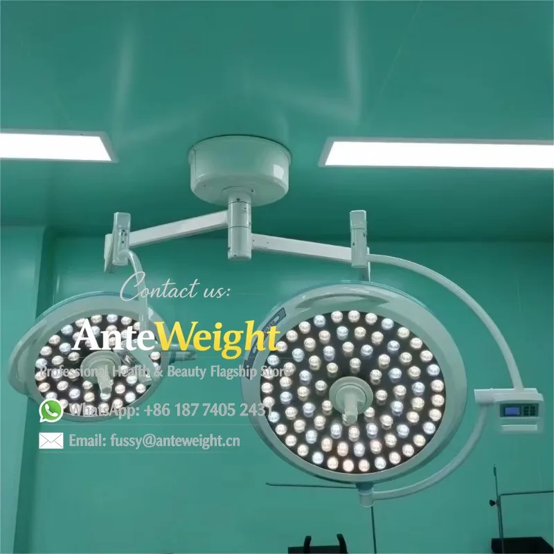 Double Dome LED Surgical Shadowless Light Professional Operation Lighting Equipment for Clinic Veterinary Examination Operating