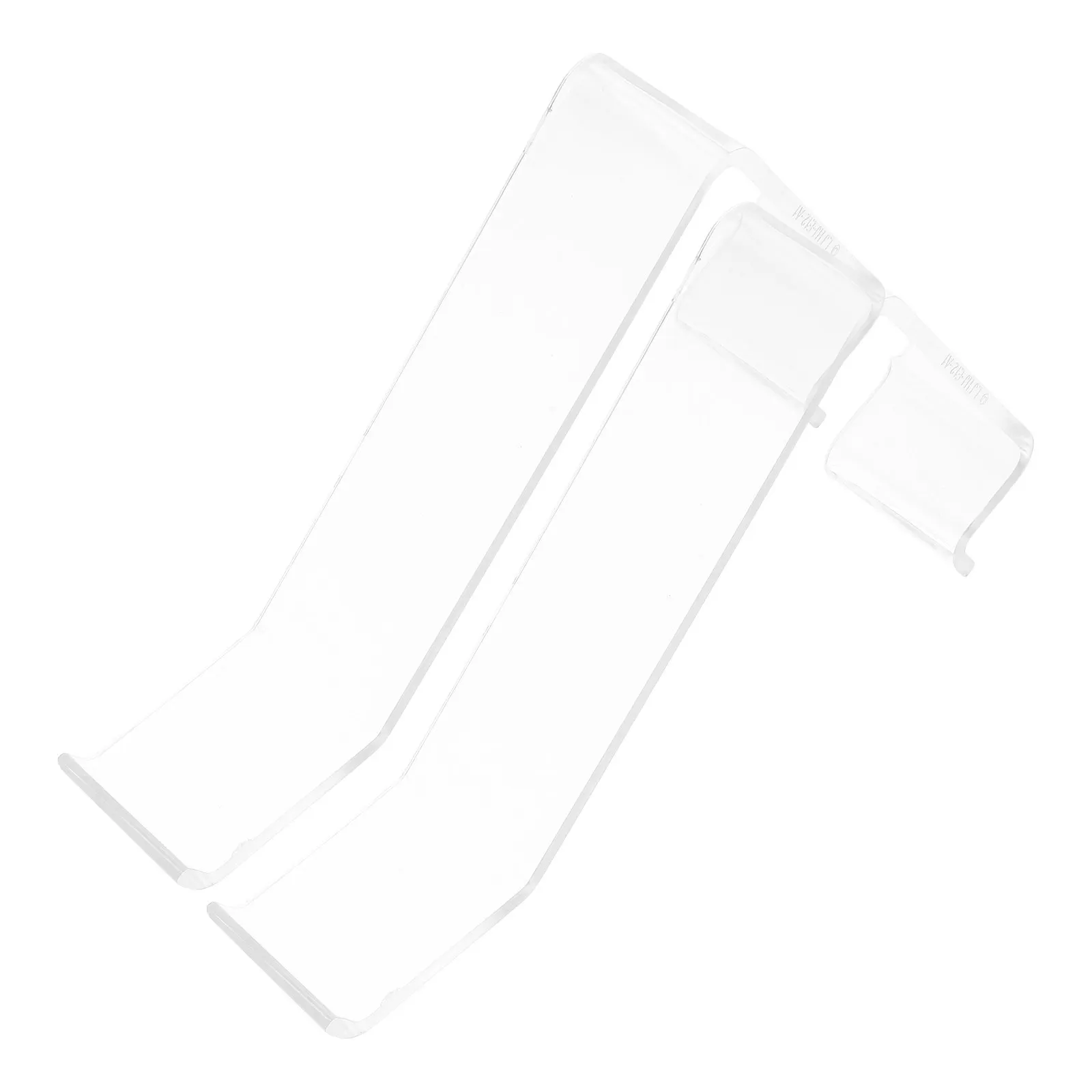 2Pcs Transparent Acrylic Shoe Display Rack Store Stand High Heel Sandal Shoe Holder Clear Display Stand for Sneakers Heels
