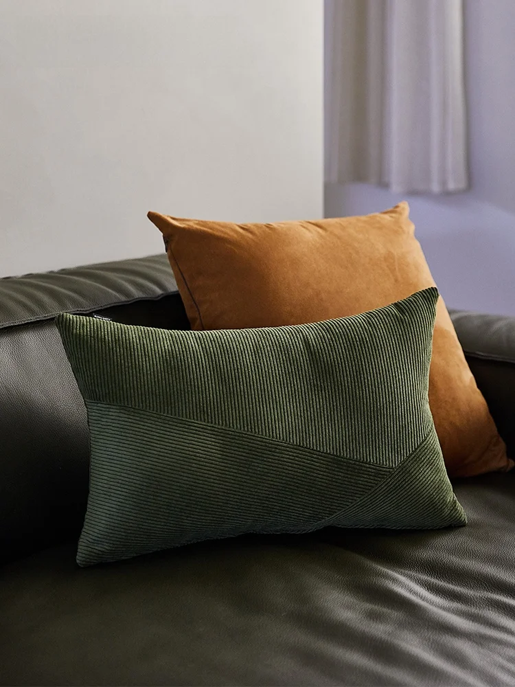 

CBhome Faionable een Corduroy Pillow Children's Fun Nordic Lumbar Support Sofa Pillow Rectangular ape Home Decor