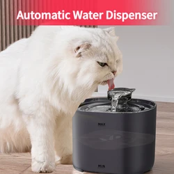 Intelligent Pet Automatic Water Dispenser Water Bowl Cat Water Fountain Recirculate Filtring Drinker For Cats Usb Electric Mute