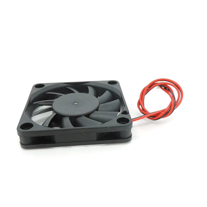6010 DC 12V 24V 냉각 팬 Reprap 3D 프린터 부품 용 브러시리스 DC 쿨러 60x60x11mm 플라스틱 팬