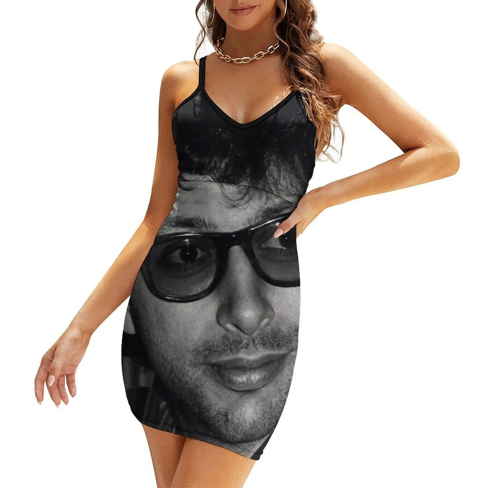 

JEFF GOLDBLUM Sling Dress Aesthetic clothing Woman dresses birthday dress for women luxury 2025 dress summer