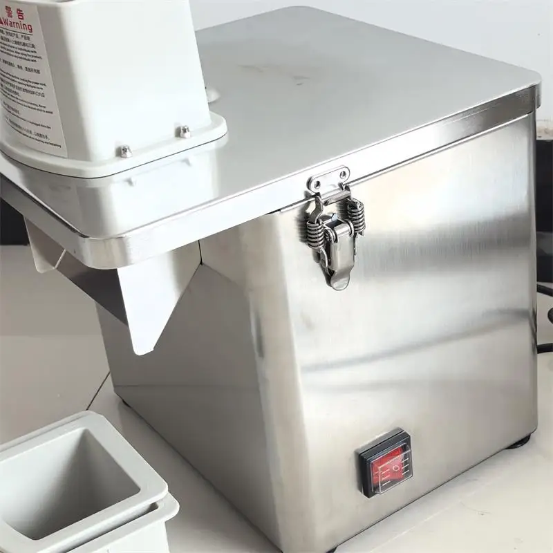 Electric Small Vegetable Cutter Potato Carrot Cutter Commercial Vegetable Cutter Dicing Slicing Machine