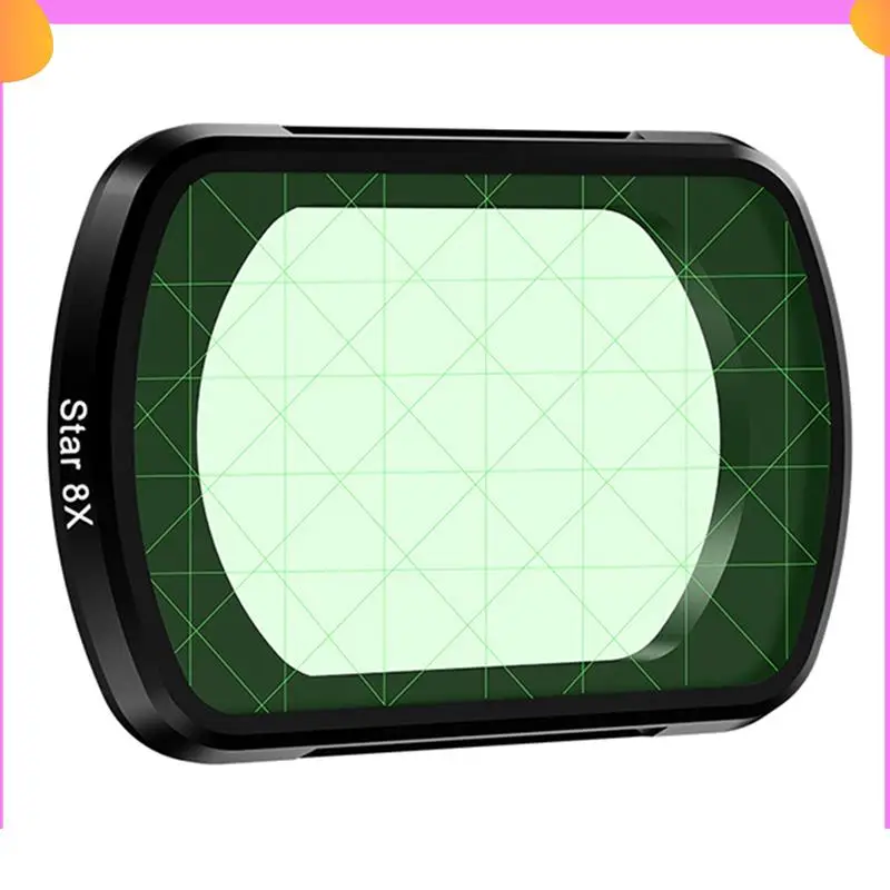 مجموعة مرشحات عدسة A23P مرشح التصوير الفوتوغرافي لـ DJI Osmo Pocket 3 تصميم مغناطيسي Star 8X/LPR مرشح التصوير الاحترافي