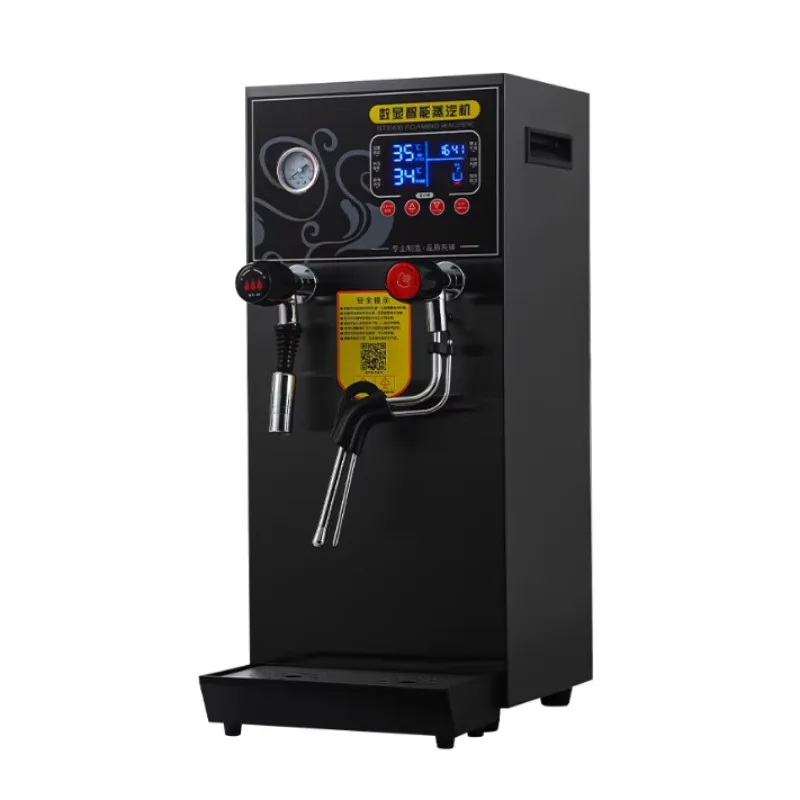12L Commercial - Dual Purpose Boiling Water Machine Milk Frother Steam Milk Foam Maker for Coffee Shop