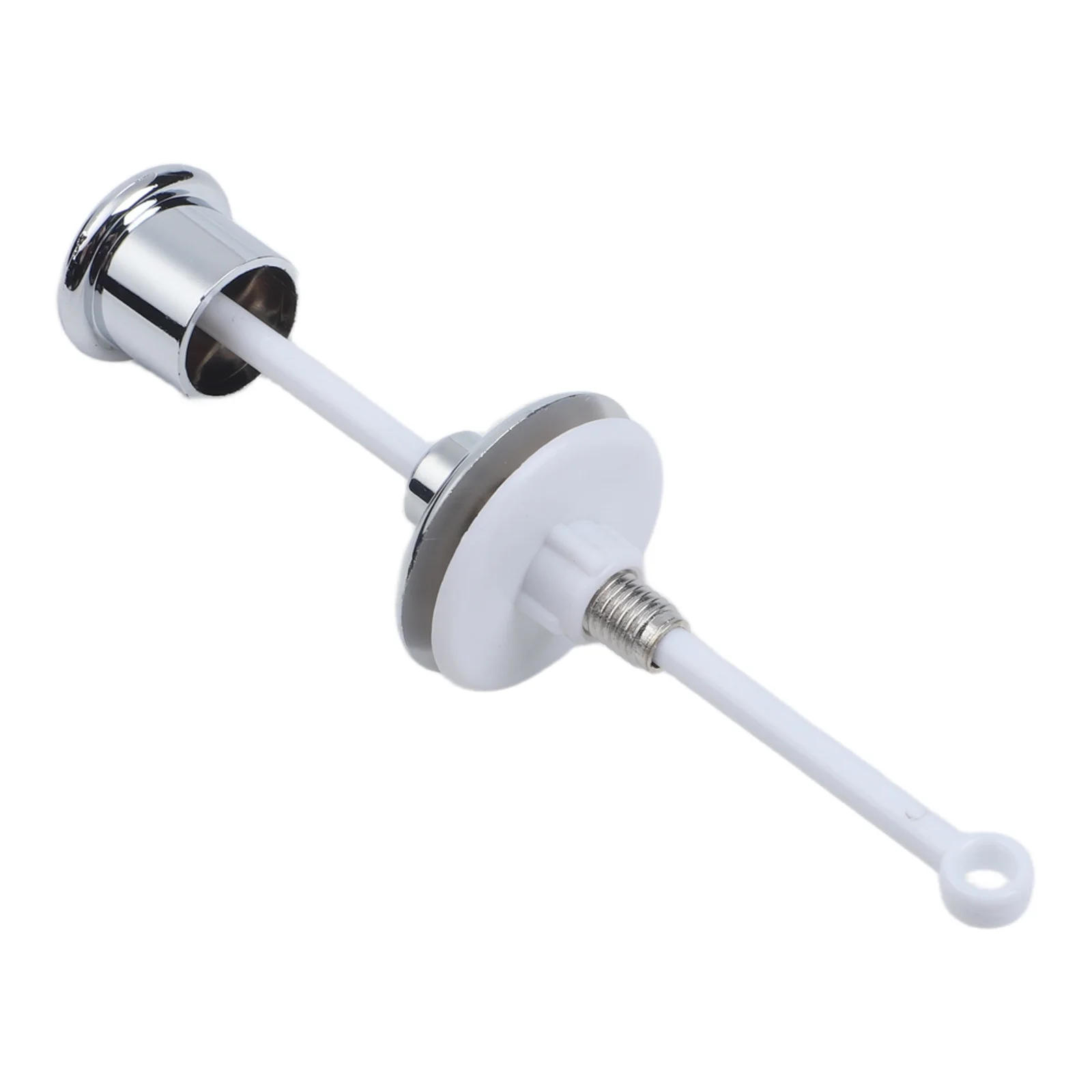 ABS Material Toilet Tank Flush Button With Chrome For Standard Tank Replacement Water Saving Operation