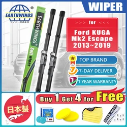 For Ford KUGA 2 Mk2 Escape 2013 2014 2015 2016 2017 2018 2019 Car Front Wiper Blades Brushes Windscreen Windshield Accessories