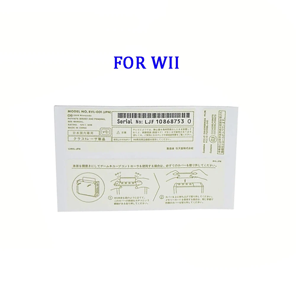 1 piece FOR 3DS/3DSXL/NEW3DSLL/NDSIXL Gaming Console Sticker Back Replacement For GBA/iQUE GBA/iQUE GBASP Shell Nameplate Label