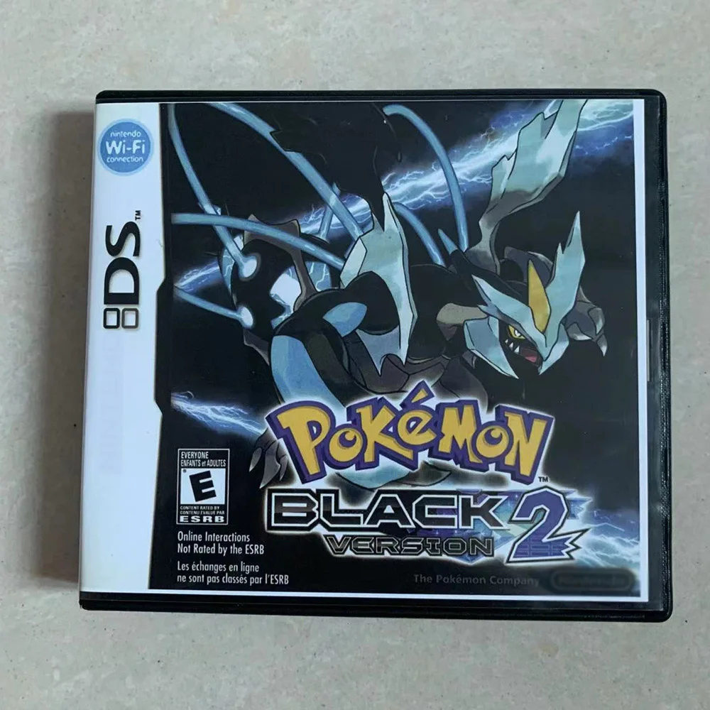#NDS Game Card Pokemon Game Card Pokemon Black 2 Pokemon White 2 Pokemon Legacy Edition USA Version For NDSL 2DS 3DS view 5