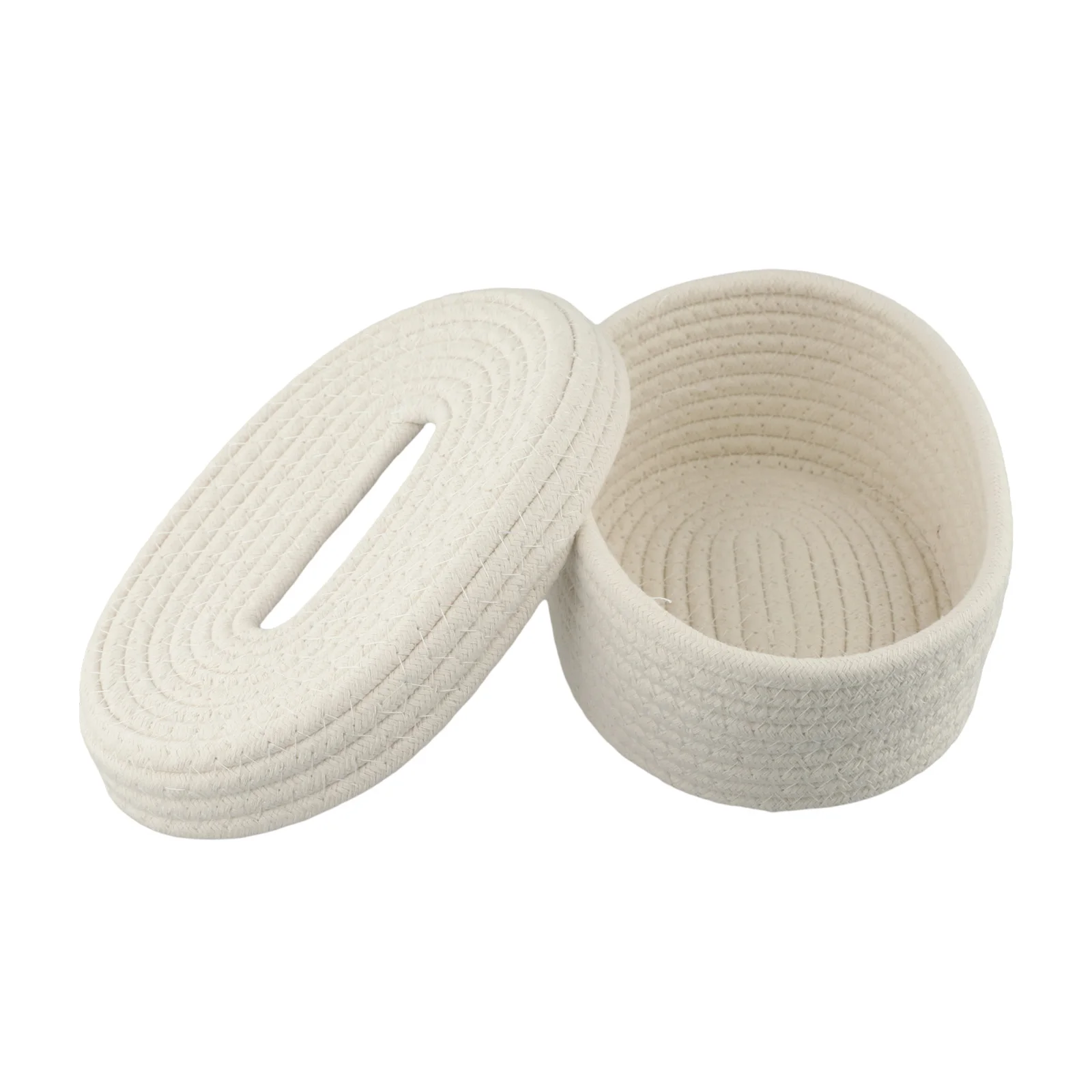 Everyday Use Cotton Rope Tissue Box Handmade Tissue Box Creative Design Handmade Craftsmanship Neat And Organized