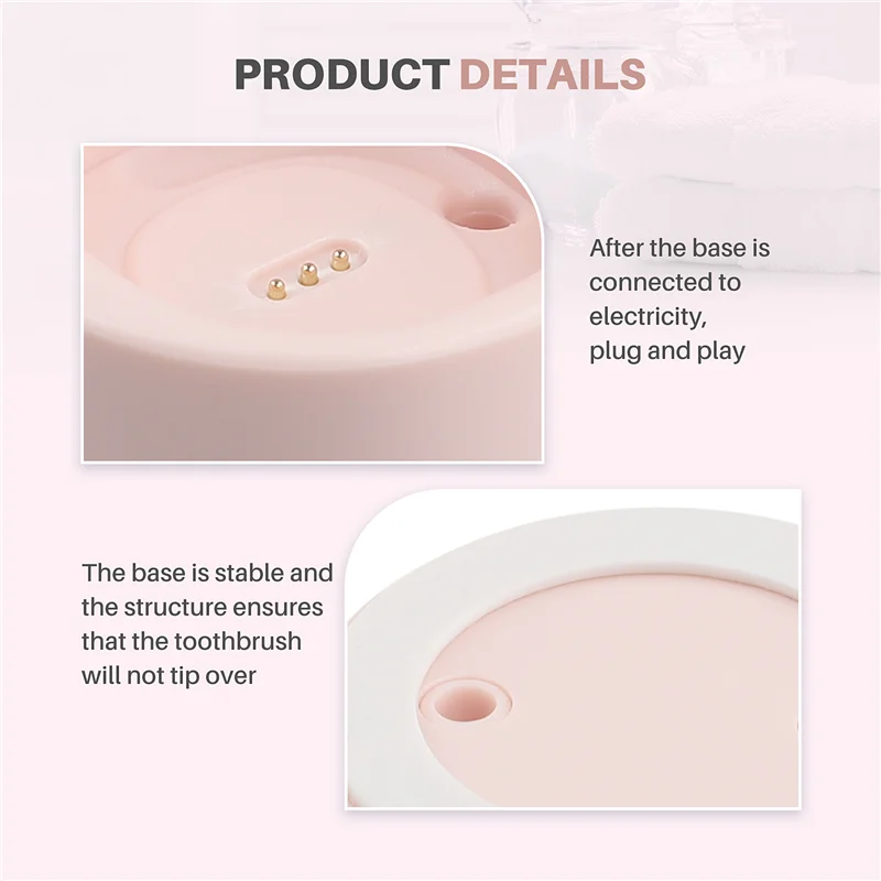 A88X Sweeping Vibration Electric Toothbrush Charging Standing Base Storage Stand For Laifen Lftb01-P