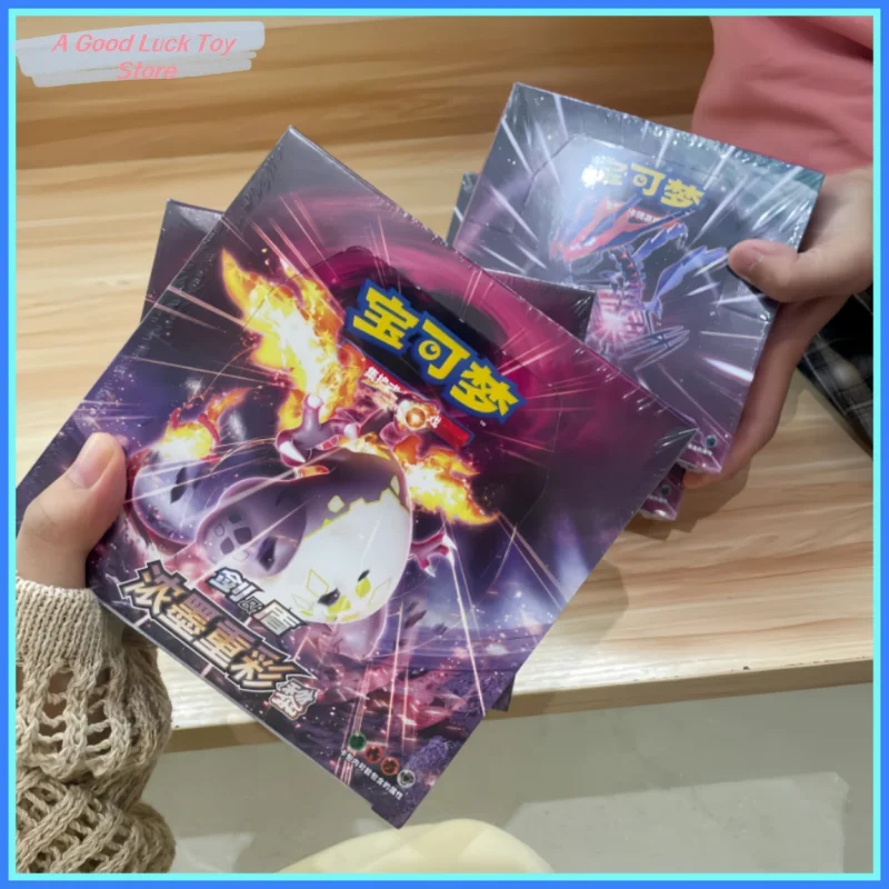 veritable-collection-de-cartes-pokemon-jeu-d'anime-epee-et-bouclier-ptcg-chinois-simplifie-cartes-de-la-serie-cs40-booster-neuf-couleurs-pack-cadeau