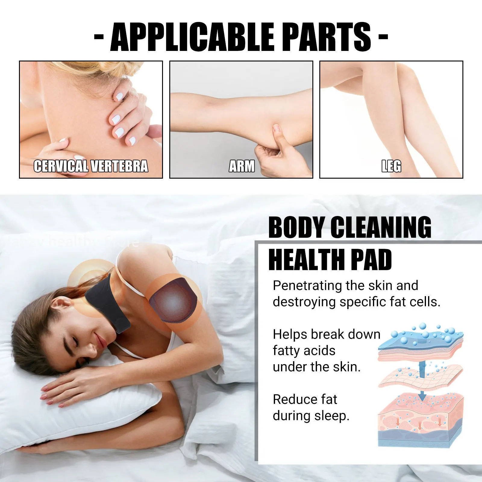 Slimming Health Belt Magnetic Therapy Lymphatic Cleaning Weight Loss Improve Sleep Relaxing Neck Back Waist Massager Heating Pad
