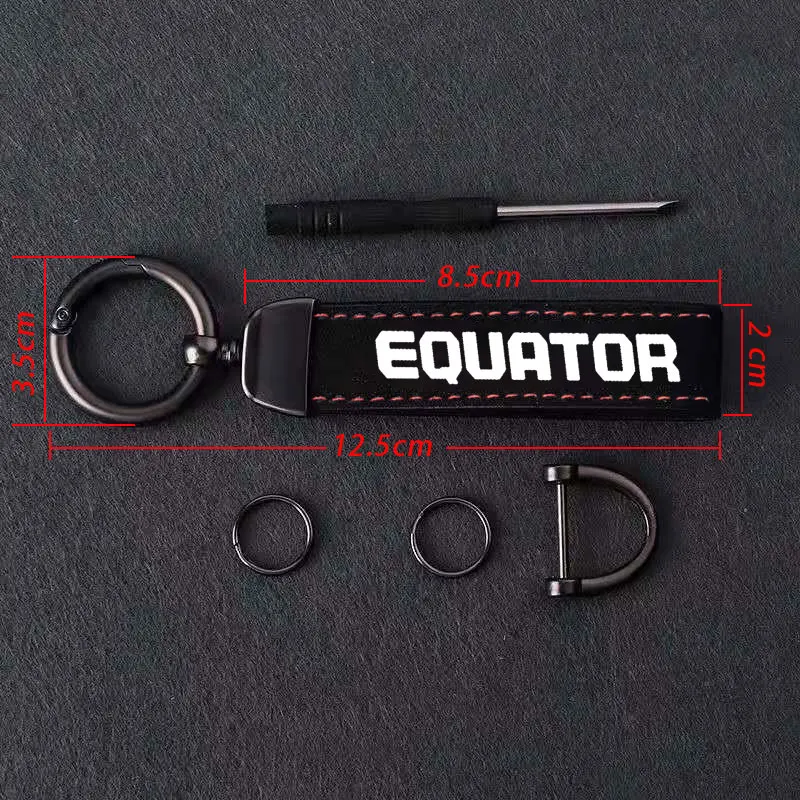 Personalized Suede Lanyard Car Keychain Pendant Creative Wear-resistant Key Loop Men Women Gift For Suzuki Equater Accessories