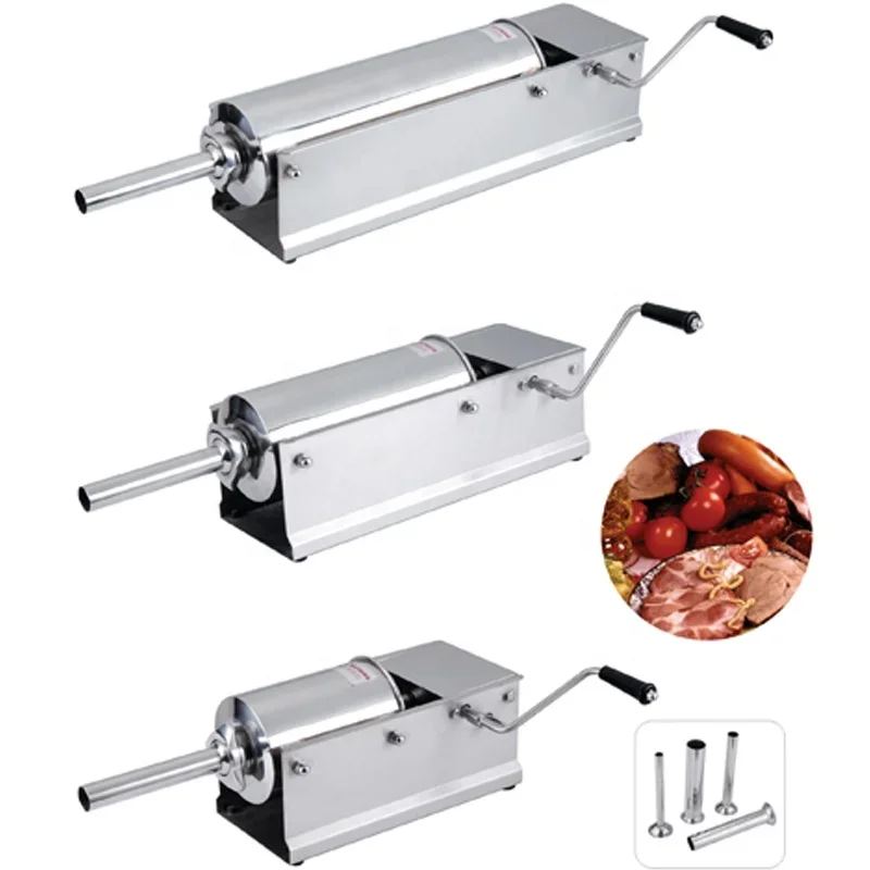 Hot selling stainless steel factory price Horizontal  sausage stuffer