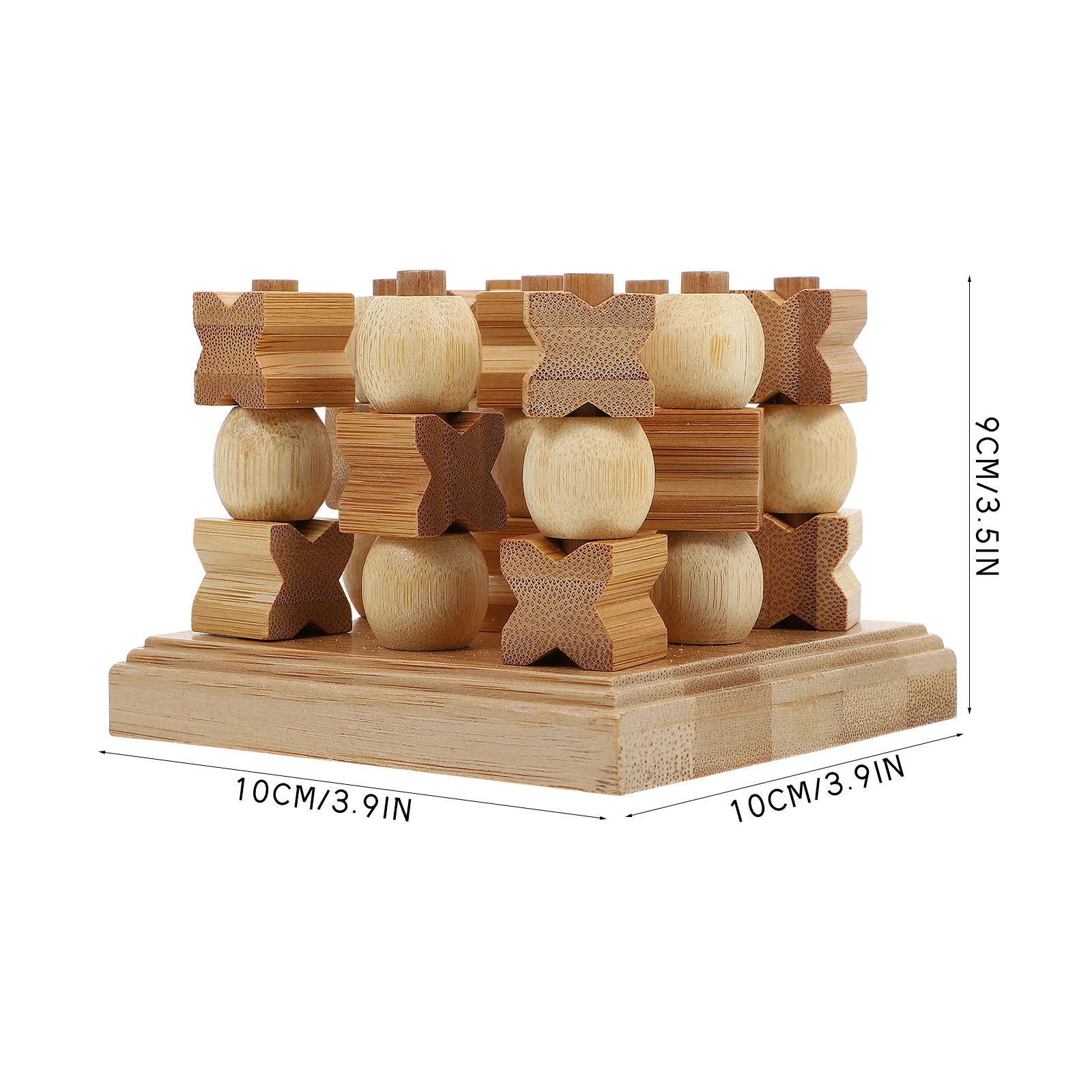 1pc scacchi marrone chiaro educativo Sudoku per bambini puzzle di bambù set di scacchi set di giocattoli di intelligenza