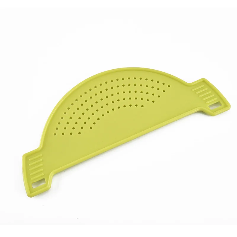 Pan Pot Strainer Plastic Pasta Spaghetti Practical Draining Tool Pot Strainer Pan Drainer for Home Kitchen Easy Draining