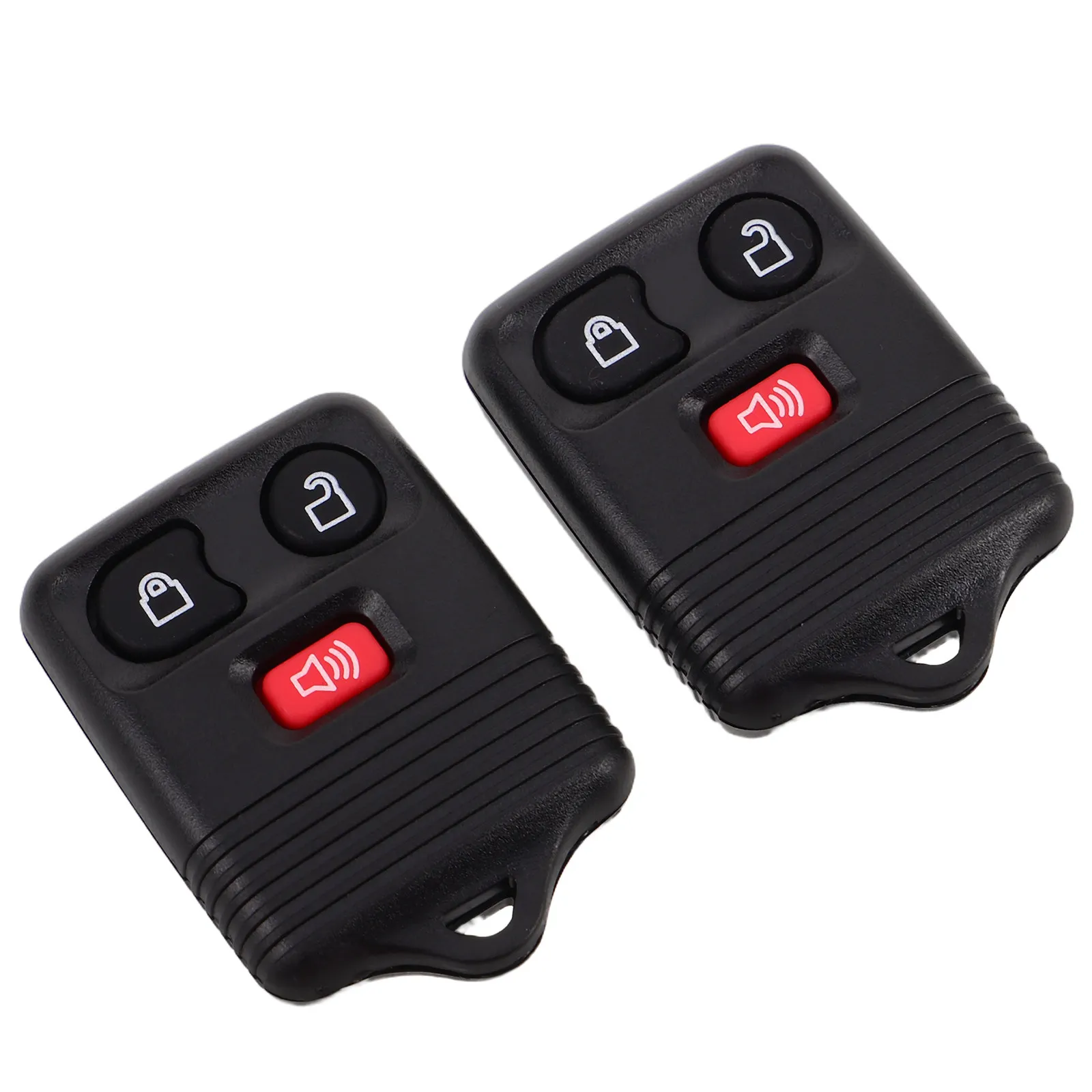 

2Pcs Keyless Entry Remote Key Fob Replacement 3 Button Plastic Car Fob for Reliable Signal Range