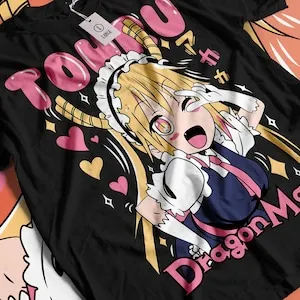 Tohru T-shirt Kobayashi-san Chi no Maid Dragon Girl waifu anime Shirt All Size