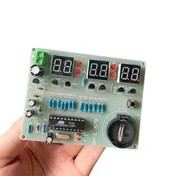 AT89C2051 Digital LED Display 6 Bits Electronic Clock Electronic Production Suite DIY Kit Soldering Practice for School Science