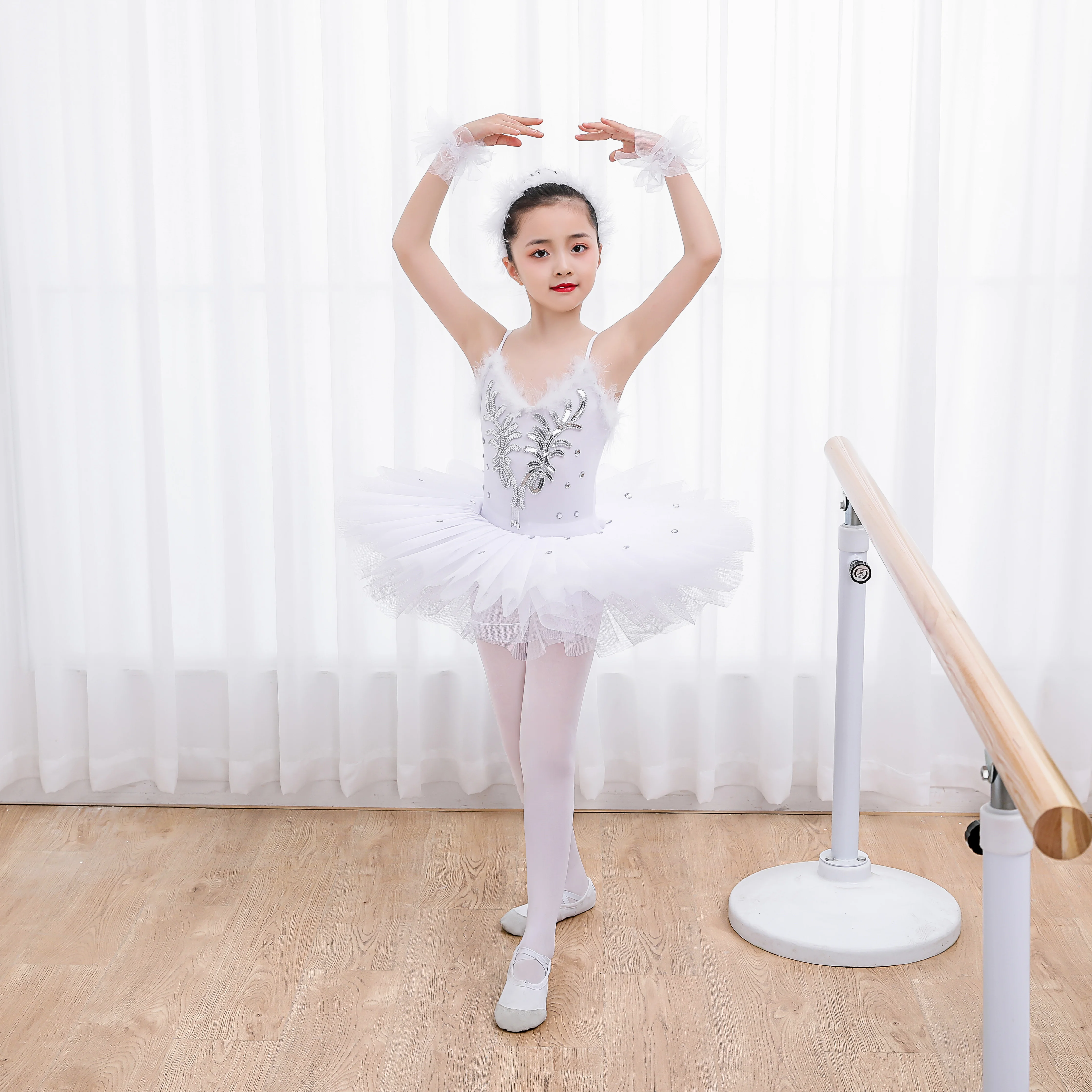 Vestido de Ballet para niñas, trajes de baile con tutú, Lago de los Cisnes, vestido de baile de salón, Ropa de baile, traje de princesa