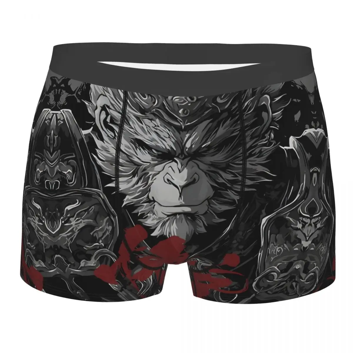 Black Myth Wukong Game GungFu Monkey Wukong Underpants Breathbale Panties Man Underwear Sexy Shorts Boxer Briefs