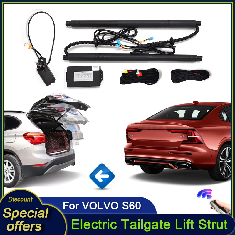 For VOLVO S60 2019~2024 Car Electric Tailgate Tail Gate Strut Vehicle Power Rear Door Lift System Kit for Trunk