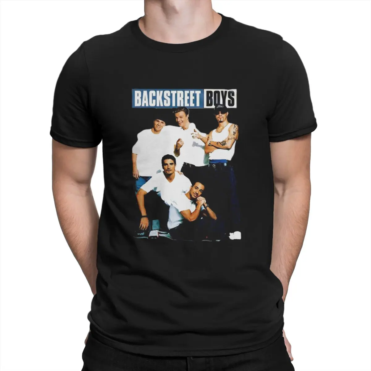 Backstreet Boys Men\'s TShirt The Best Band In The Universe In 1998 Distinctive T Shirt Graphic Sweatshirts New Trend