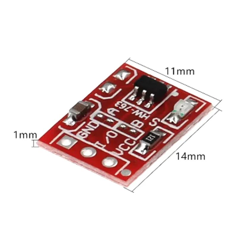 10/20/50/100PCS/LOT NEW TTP223 Touch Button Module Capacitor Type Single Channel Self Locking Touch Switch Sensor for Arduino