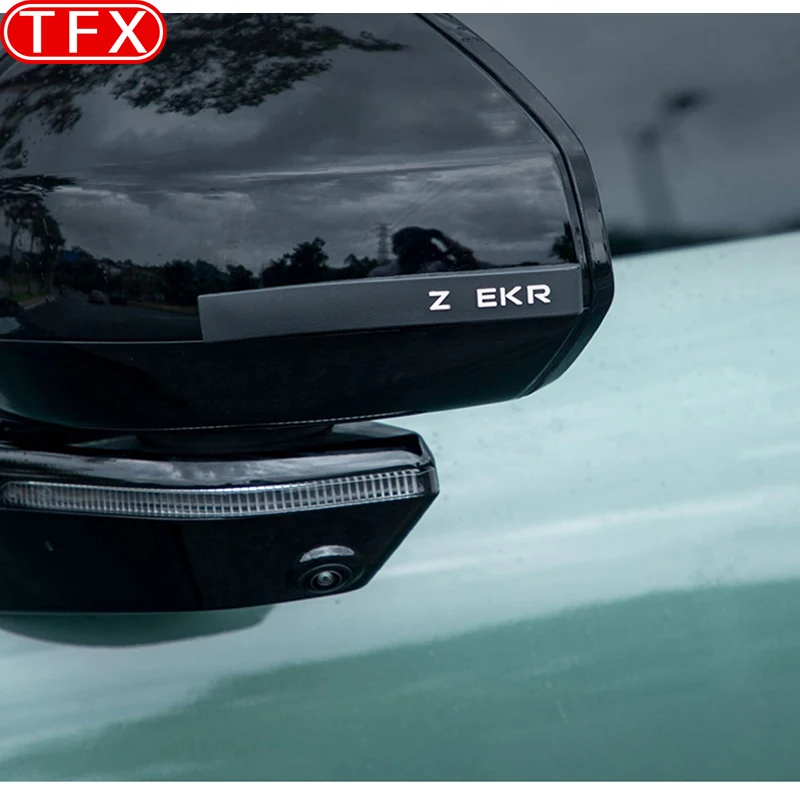 

Для Zeekr Mix 2024-2026 автомобильное зеркало заднего вида, полоса для предотвращения столкновений, дверная наклейка против царапин, аксессуары для внешней модификации