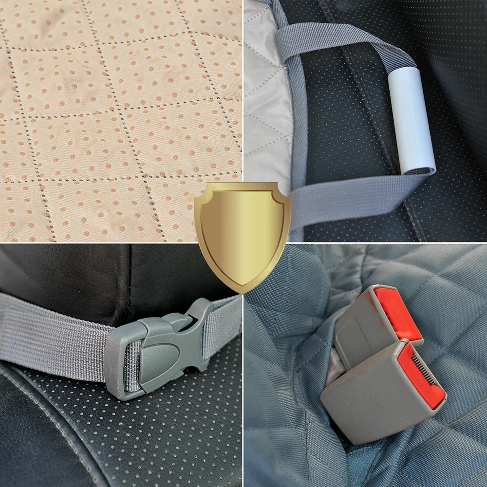 Imagem -06 - Impermeável Car Seat Cover para Pet Dog Carrier Viagem Hammock Rear Back Seat Protector Mat Transportador de Segurança para Cães