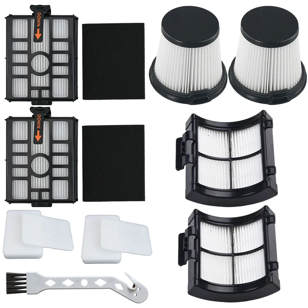 13Pack Vacuum Filter Kit For Shark Detect Pro- IW3511 IW3120 IW1111 Washable- HEPA Foam Pre-Motor Filters With Brush