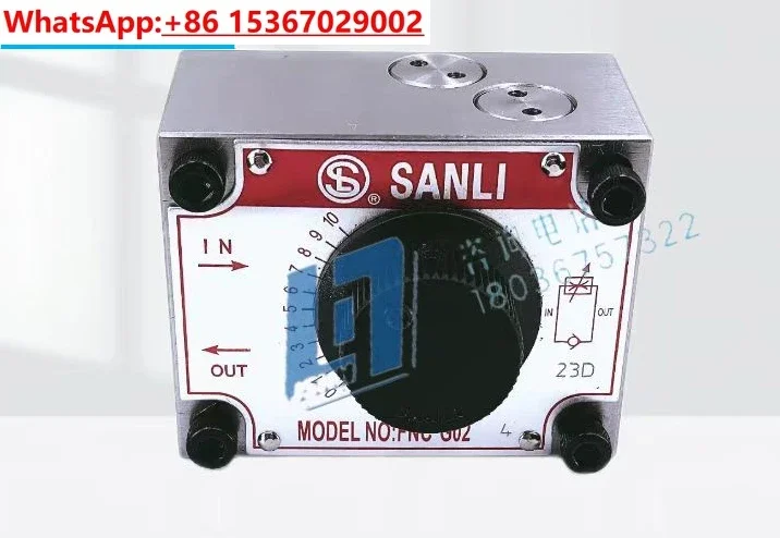 Genuine SANLI Three Vertical Hydraulic Speed Control Valve Flow Control Valve Cylinder Lift Valve FNCG02 Throttle Valve