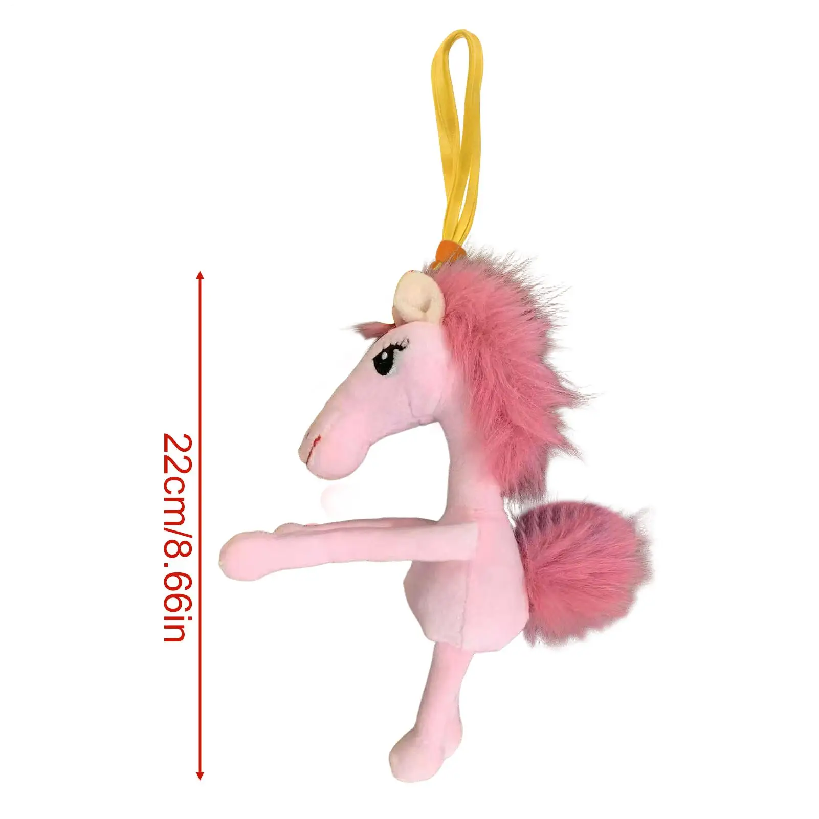 2026 Chinesisches Neujahr Pferd Plüsch Weiches Niedliches Chinesisches Tier Schlüsselanhänger Pferd Stofftier Für Autos Taschen Esstische Shop Home