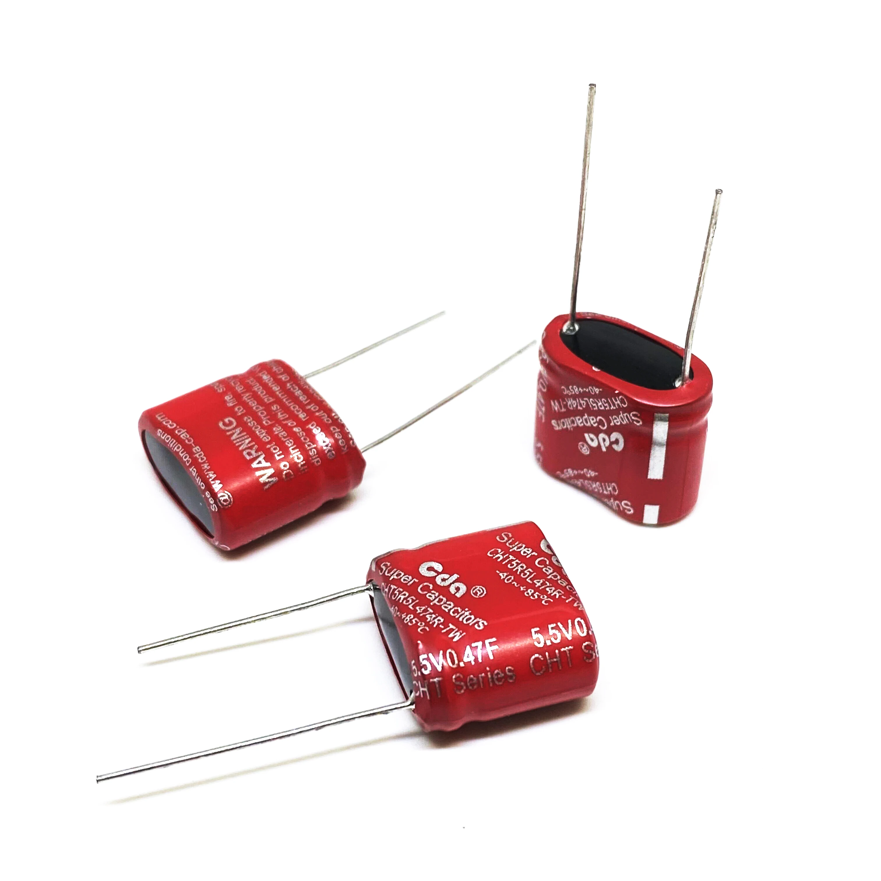 Capacitores super cda 5.5v 0.47f CHT-5R5L474R-TWQ farrah supercapacitores