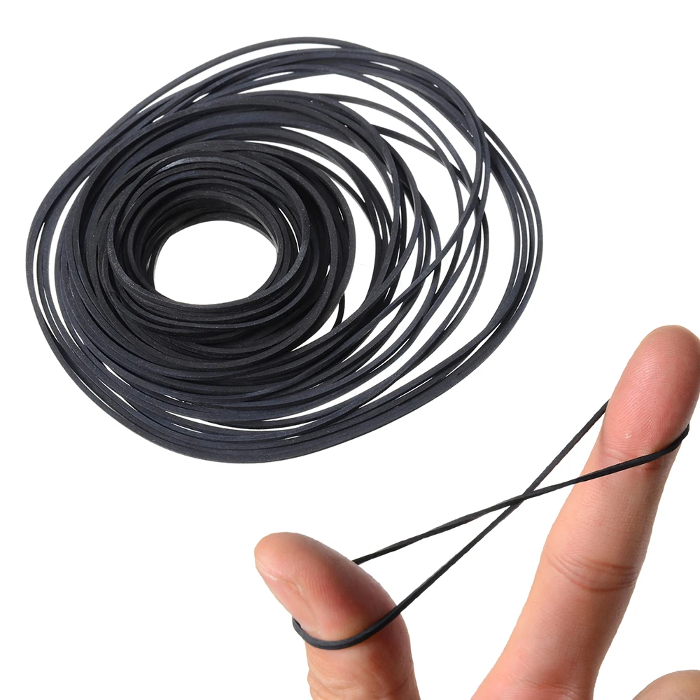 

50pcs Rubber Mix for Recorders CD DVD Drive Tape Recorder Belt Tape Machine Bands Cassette Tape Machine Belt Drives Belts