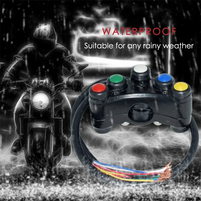 12V Aluminum Alloy Motorcycle Switches 7/8\