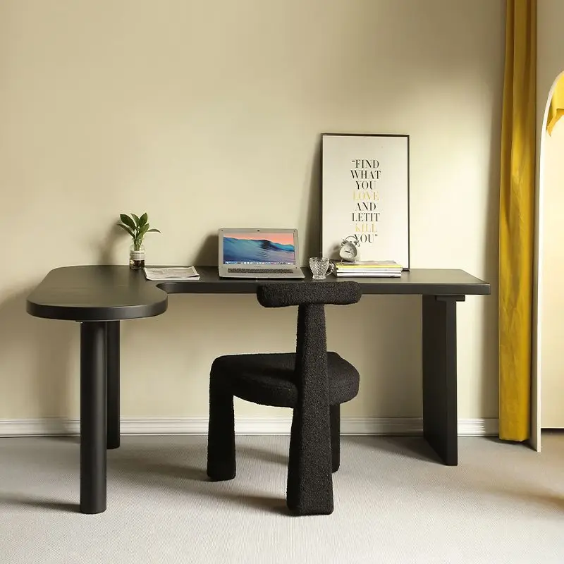 Corner desk Solid wood computer desk Bedroom study Corner writing desk